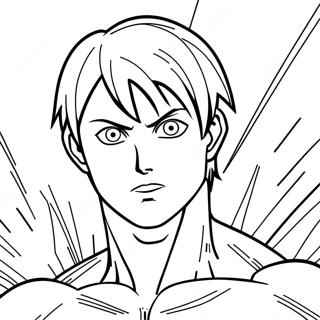 Attack On Titan Eren Titan Coloring Pages