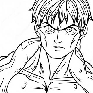 Eren Titan Transformation Coloring Page 34102-27443