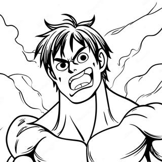 Eren Titan Roaring Coloring Page 34103-27450