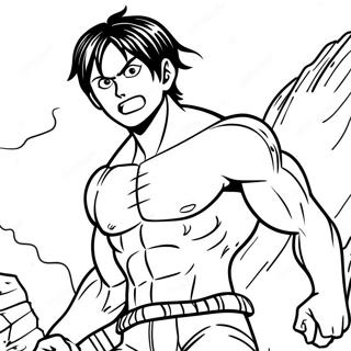 Eren Titan Roaring Coloring Page 34103-27451