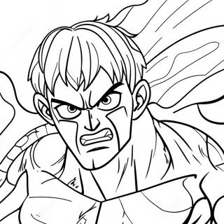 Eren Titan Roaring Coloring Page 34103-27452