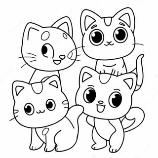 Cute Mew Mew Power Characters Coloring Page 34133-27473