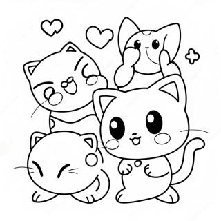 Cute Mew Mew Power Characters Coloring Page 34133-27475