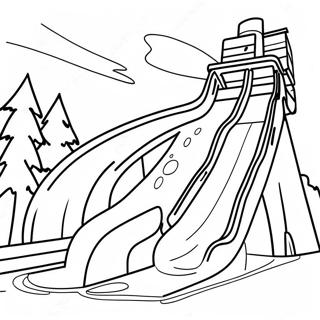 Great Wolf Lodge Water Slide Adventure Coloring Page 34153-27494