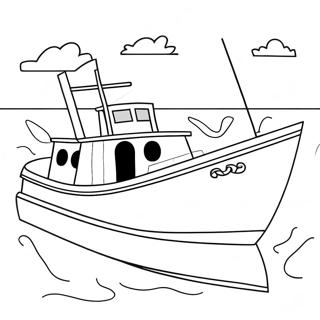 Boat Coloring Page 341-264