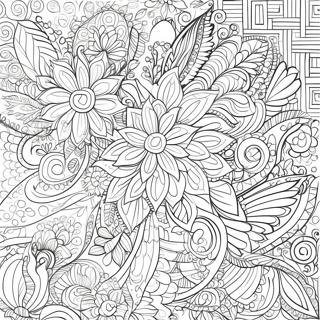 Tracing For Adults Coloring Pages