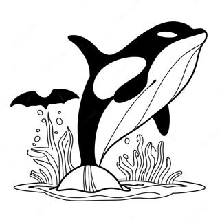 Orca Coloring Page 3421-2826