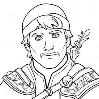 Kristoff Coloring Page 34252-27566