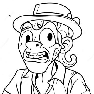 Addison Disney Zombies Coloring Pages