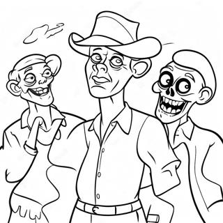 Addison Disney Zombies Coloring Page 34262-27572