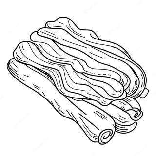 Bacon Coloring Pages