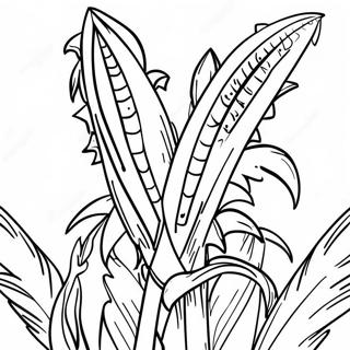 Cornstalk Coloring Pages