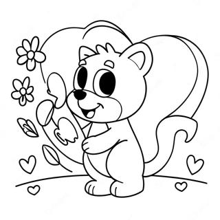 Bluey Valentine S Day Coloring Page 34322-27619