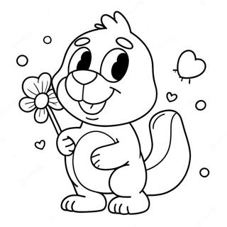 Bluey Valentine S Day Coloring Page 34322-27620