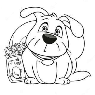 Secret Life Of Pets Coloring Page 34332-27627