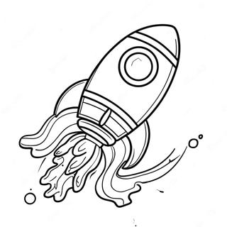 Realistic Rocket Coloring Pages