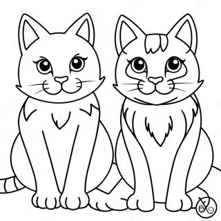 Brave Mates Warrior Cats Coloring Page 34353-27645