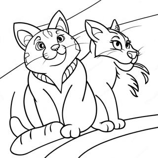 Brave Mates Warrior Cats Coloring Page 34353-27646