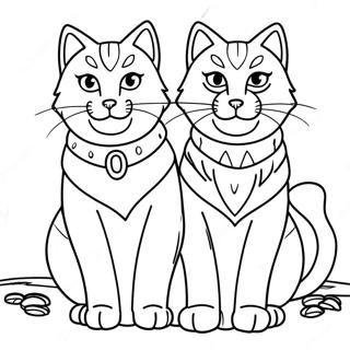 Brave Mates Warrior Cats Coloring Page 34353-27647