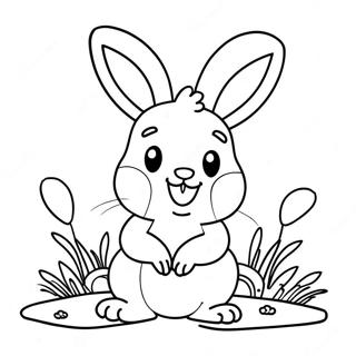 Bunzo Bunny Coloring Page 34412-27691