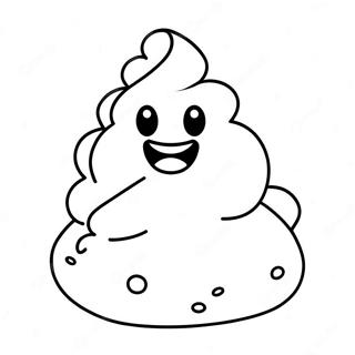 Funny Poop Emoji Coloring Page 3441-2843