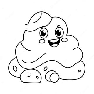 Funny Poop Emoji Coloring Page 3441-2844