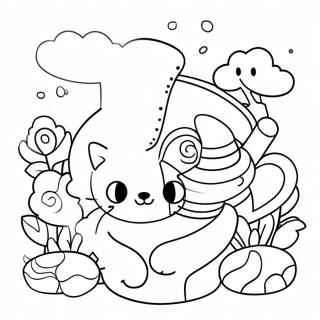 Line Art Coloring Page For Kids 34422-27700