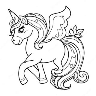 Unicorn For Adults Coloring Pages