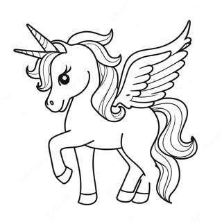 Elegant Unicorn Coloring Page 34432-27711