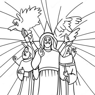 Pentecost Coloring Pages