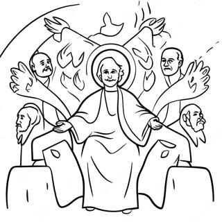 Pentecost Coloring Page 34452-27724