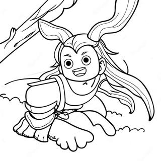 Demon Slayer Manga Panels Coloring Page 34462-27730