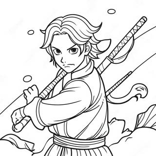 Demon Slayer Manga Panels Coloring Page 34462-27731