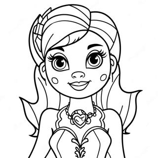 Frankie Monster High Coloring Pages