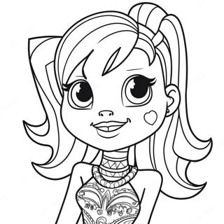 Frankie Monster High Coloring Page 34482-27750