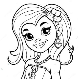 Frankie Monster High Coloring Page 34482-27751