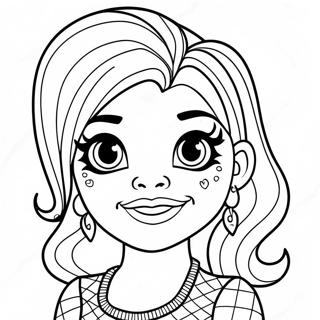 Frankie Monster High Coloring Page 34482-27752