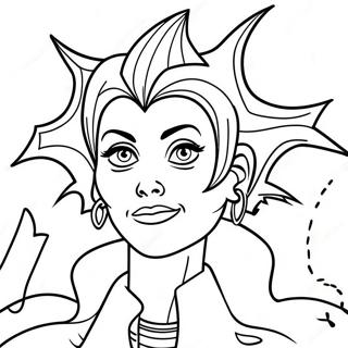 Frankie Stein With Lightning Bolts Coloring Page 34483-27748