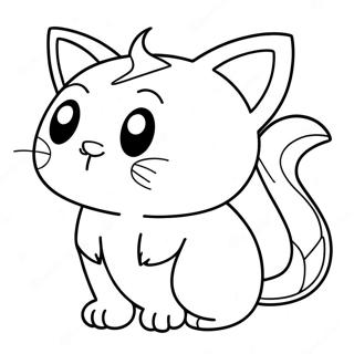 Cat Pokemon Coloring Pages