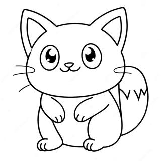 Cat Pokemon Coloring Page 34492-27755