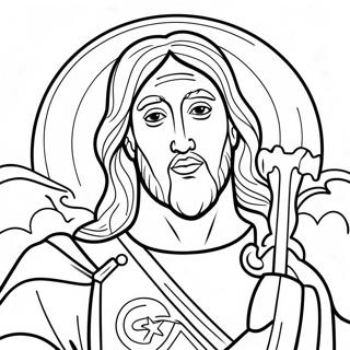 John 3 16 Bible Verse Coloring Page 34502-27763