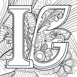 Letter L Coloring Pages