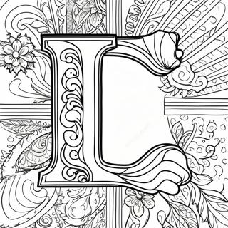 Letter L Coloring Page 3451-2852