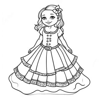 Lainey Wilson In Stunning Outfit Coloring Page 34523-27778