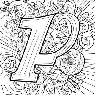 Lively Letter L Coloring Page 3452-2853