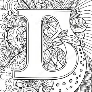 Lively Letter L Coloring Page 3452-2856