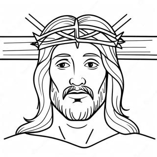 Jesus On The Cross Coloring Pages