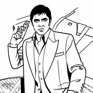 Scarface Coloring Pages