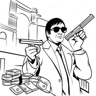 Scarface Coloring Pages