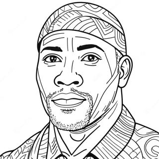 Black Man Coloring Page 34582-27826